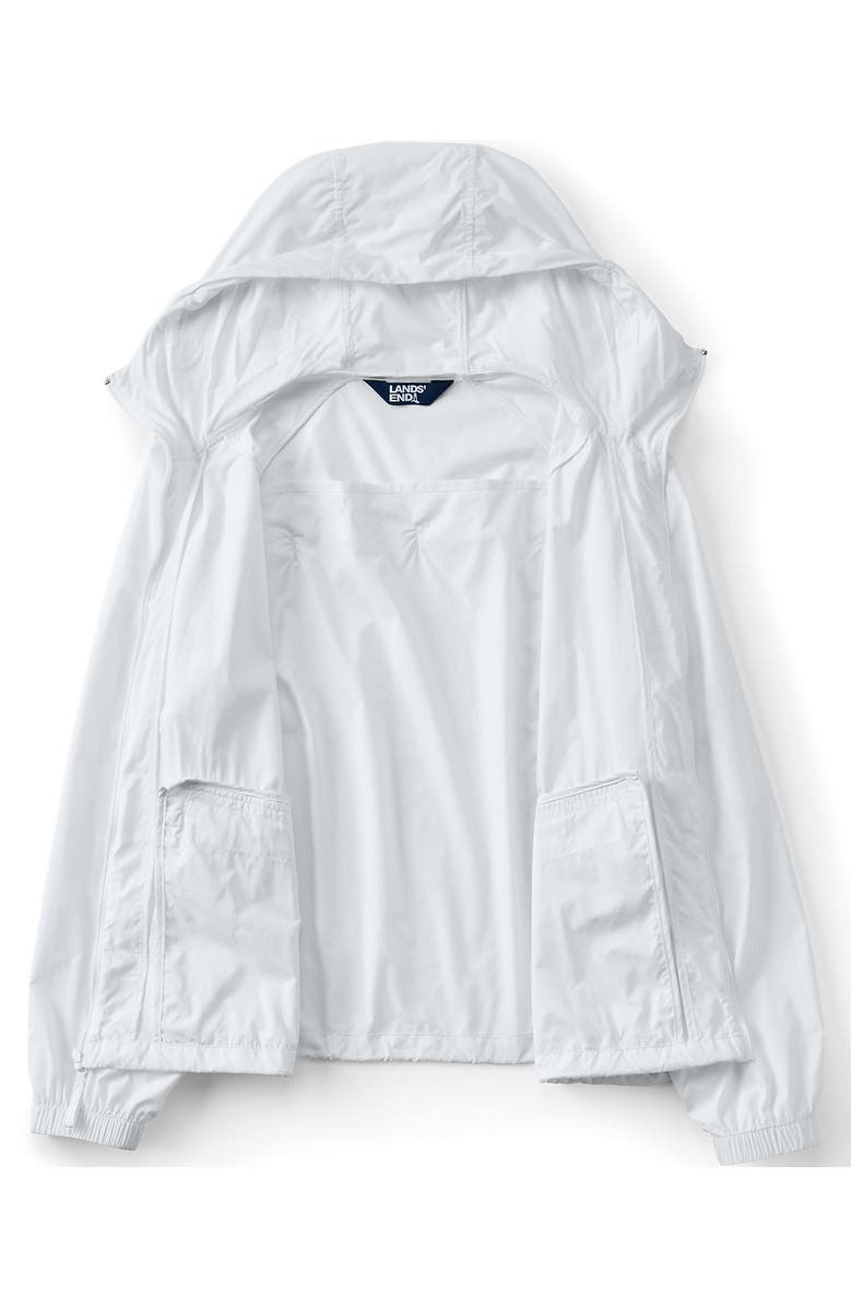 Lands' End UPF Packable Hooded Windbreaker Jacket, Alternate, color, 