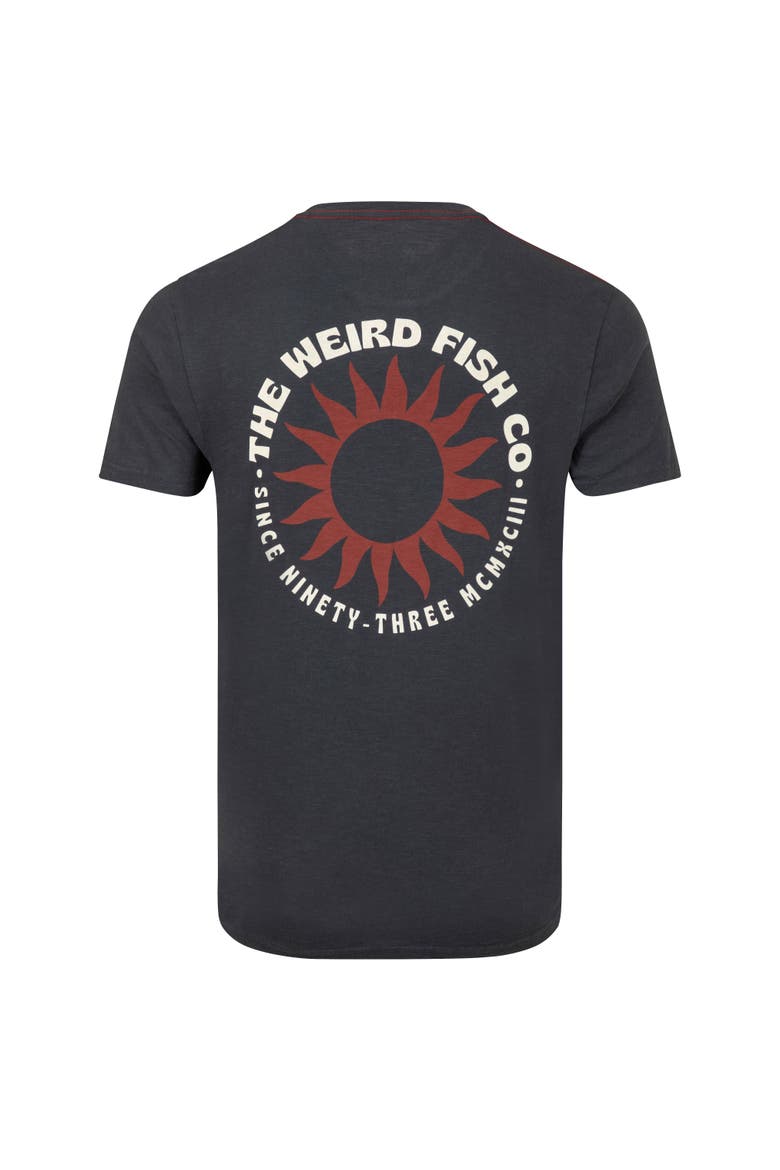 Sun Beam Back Print Graphic T-Shirt, Alternate, color, Coal
