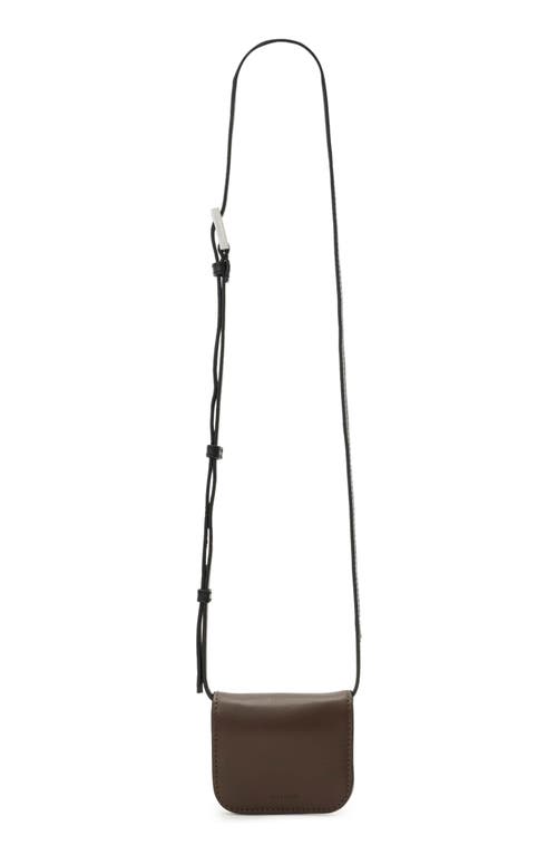 Allsaints Small Maeve Leather Crossbody Card Holder