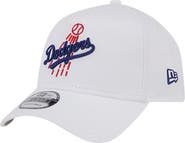 New Era Men's New Era White Los Angeles Dodgers TC A-Frame 9FORTY Adjustable Hat