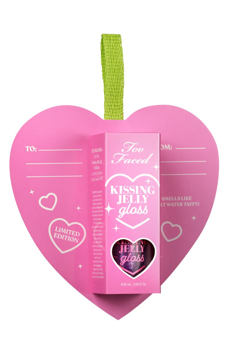Too Faced Kissing Jelly Lip Oil Gloss Ornament, Alternate, color, Sweet Taffy