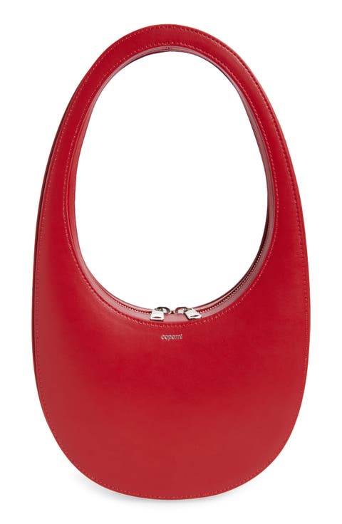 Swipe Leather Handbag