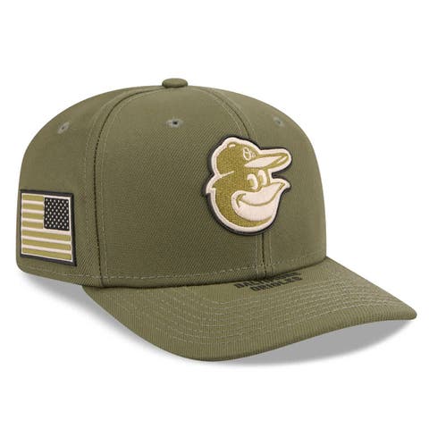 Men's New Era  Olive Baltimore Orioles 2026 Armed Forces Day 9SEVENTY Adjustable Hat