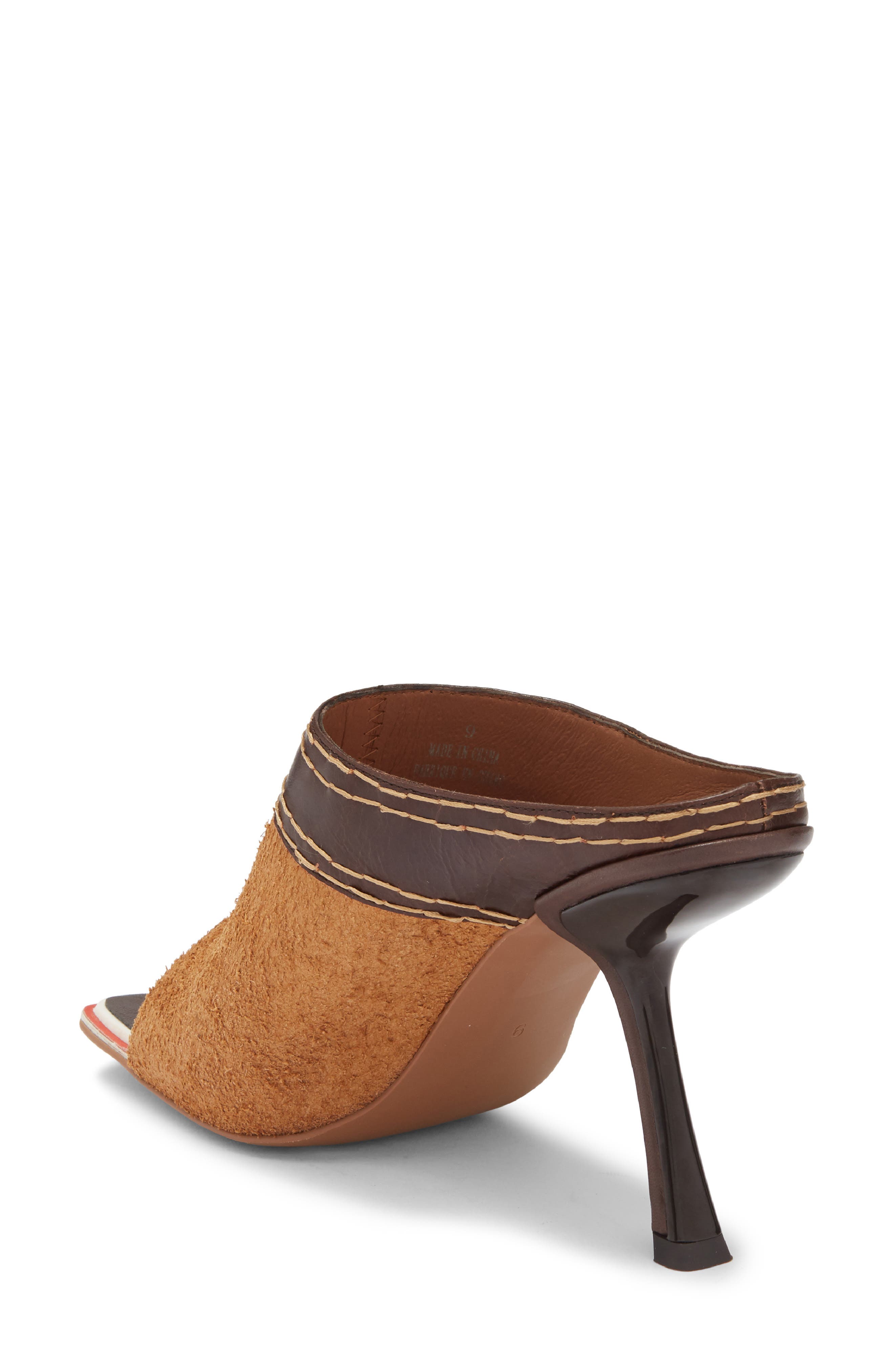 Jeffrey Campbell Zinque Mule, Alternate, color, Tan Suede Brown