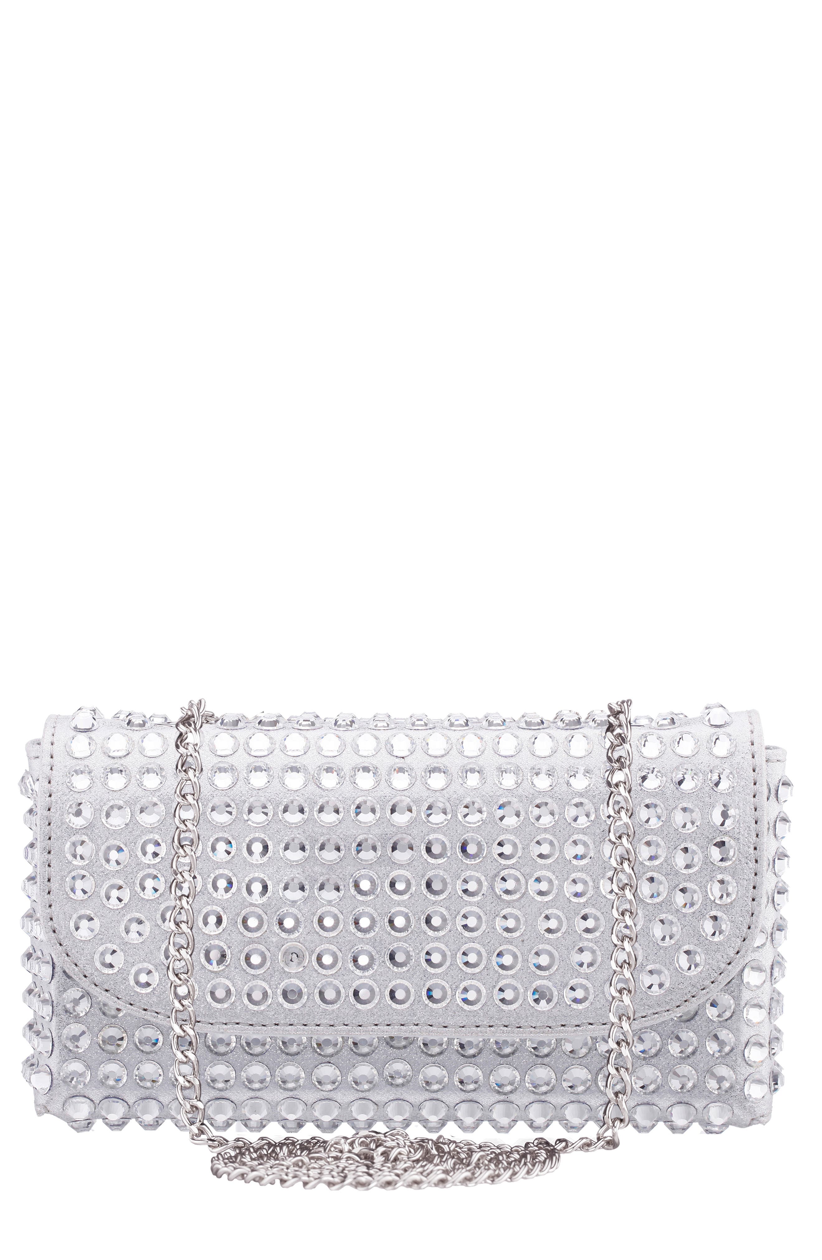Bixby Clutch, Main, color, SILVER