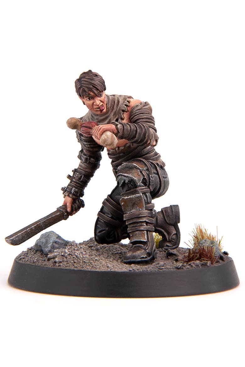 3 Resin Figures & Bases, Alternate, color, Multicolored