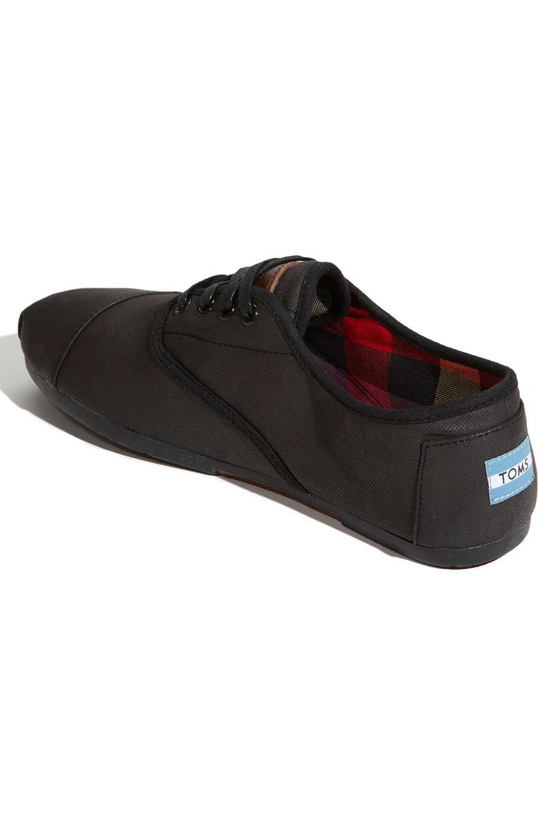 TOMS 'Cordones' Waxed Canvas Sneaker, Alternate, color,