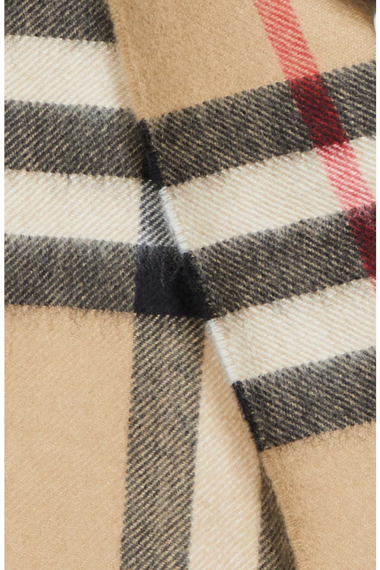 Check Cashmere Scarf, Alternate, color, CAMEL