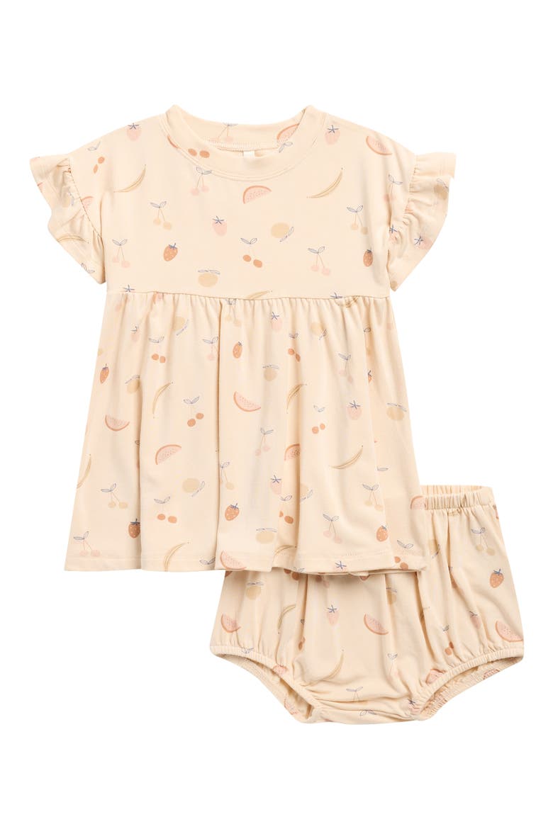 Fruit Babydoll Dress With Bloomers, Main, color, SHELL