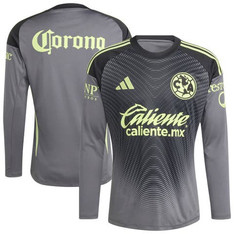 Men's adidas  Gray Club America 2025/26 Long Sleeve Goalkeeper Jersey
