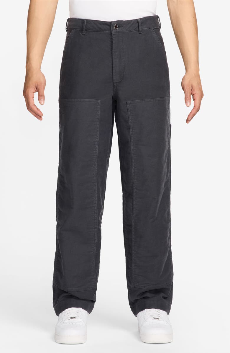 Nike Straight Leg Cotton Twill Cargo Pants, Main, color, 