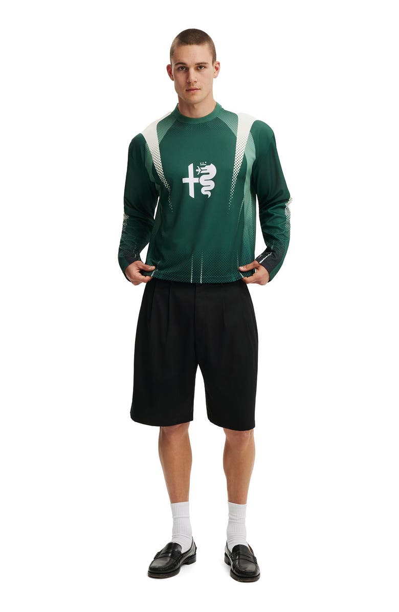 Cotton On Men's Ls Alfa Romeo Jersey, Alternate, color, Lcn Alf Evergreen  Alfa