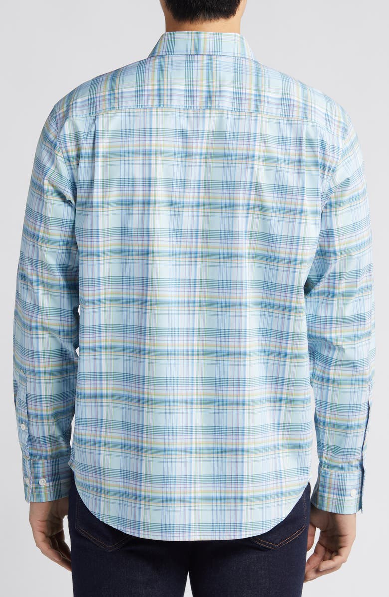 Tommy Bahama Sarasota Stretch Chablis Plaid Button-Up Shirt, Alternate, color,