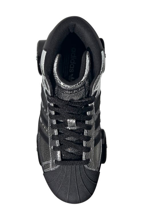 Adidas Originals Adidas Superstar 82 Roller Skate In Silver Met./core Black/white