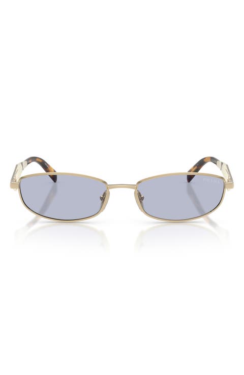 55mm Oval Sunglasses