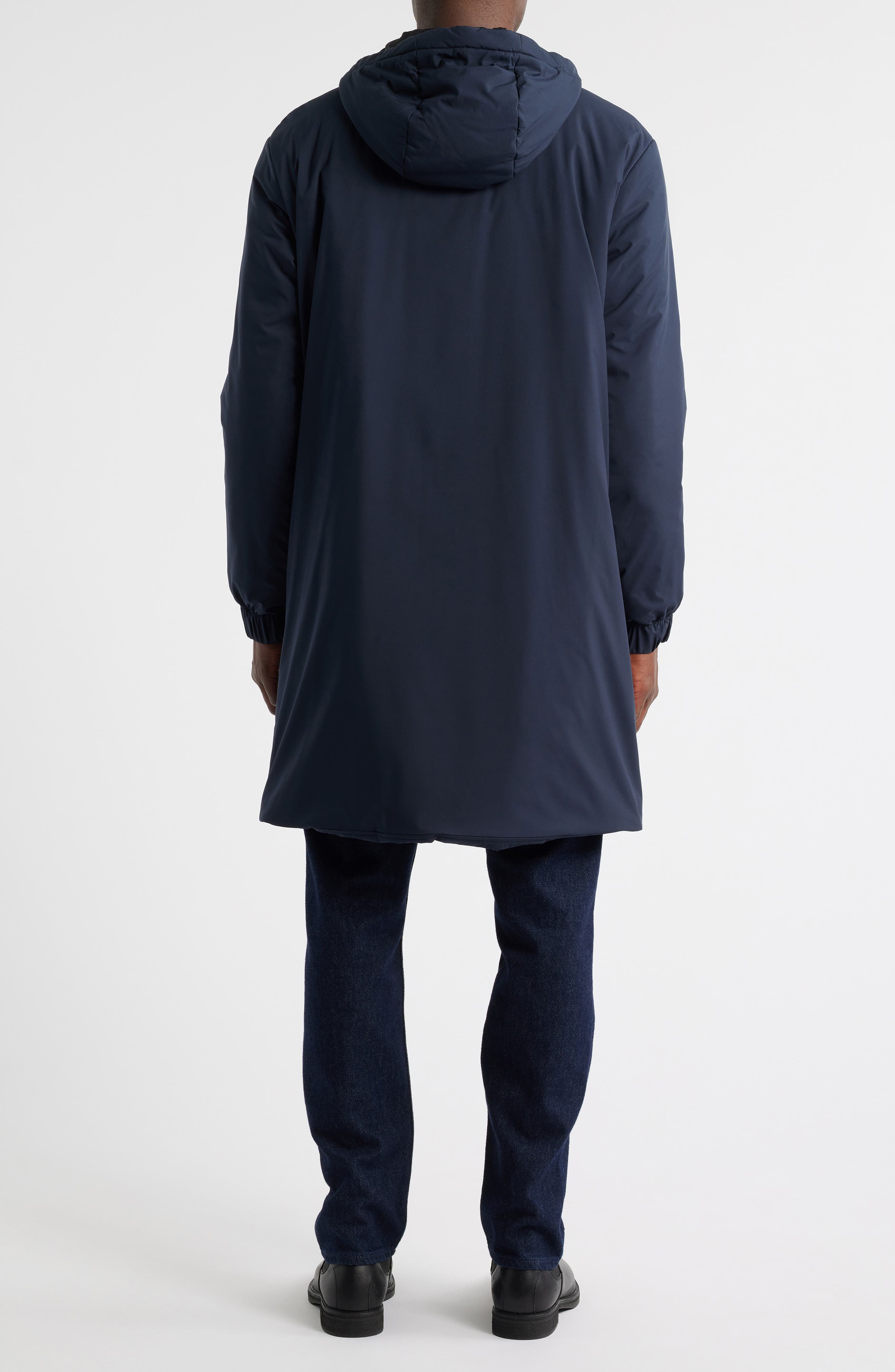 Jared Padded Water Repellent Longline Hooded Jacket - image 2