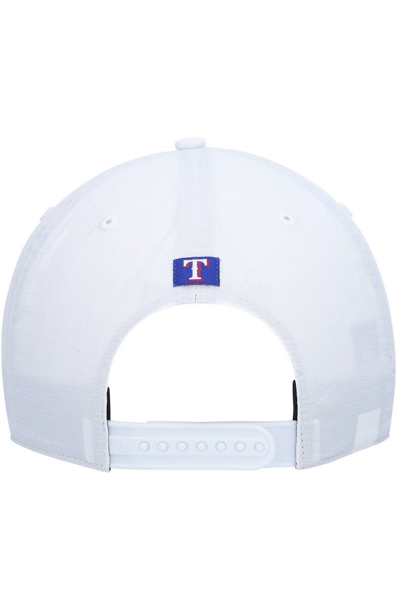 '47 Men's '47 White Texas Rangers Flag Flutter Hitch Snapback Hat, Alternate, color, 