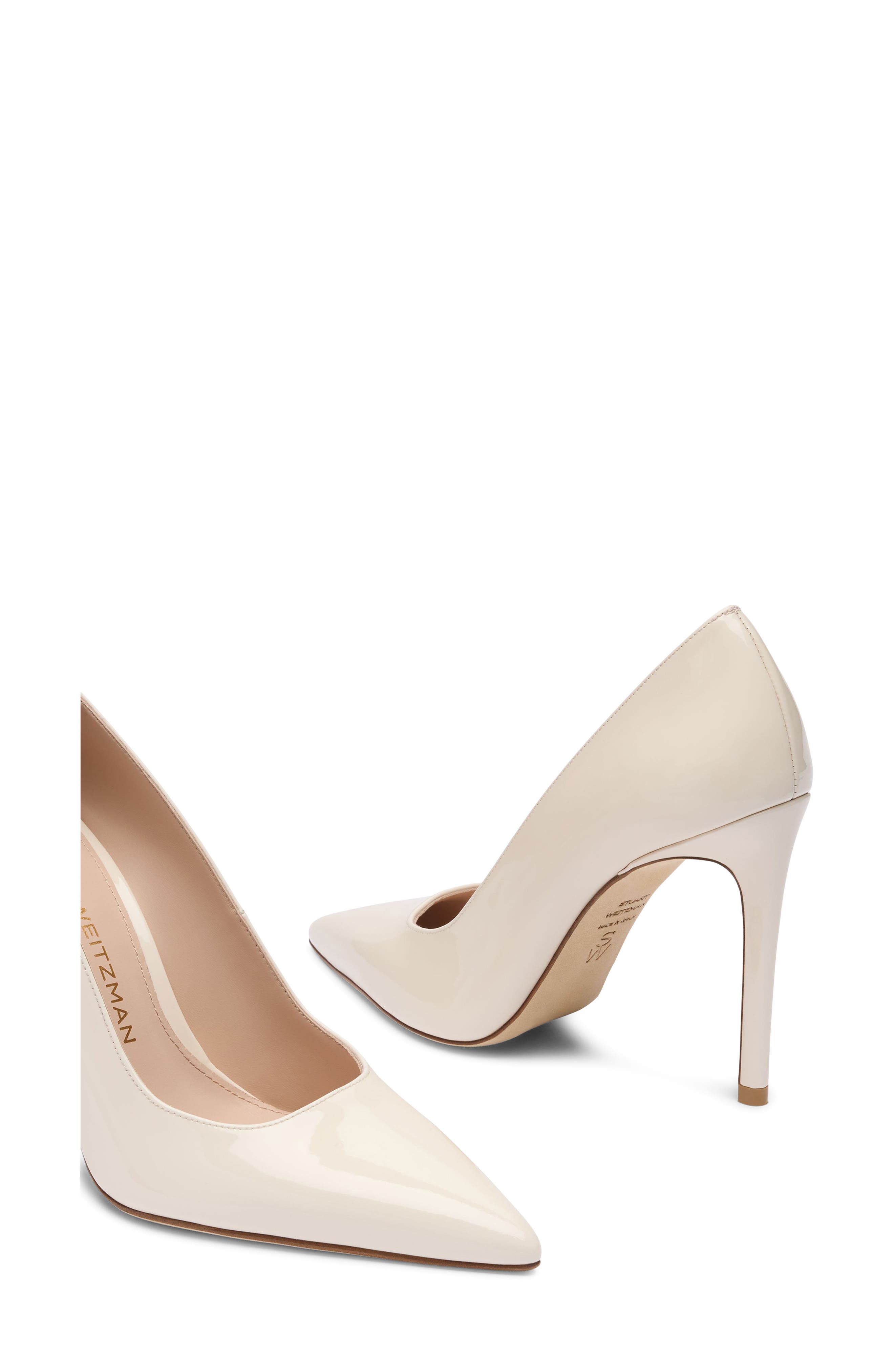 Stuart Power 100 Pump, Alternate, color, CREAM PATENT