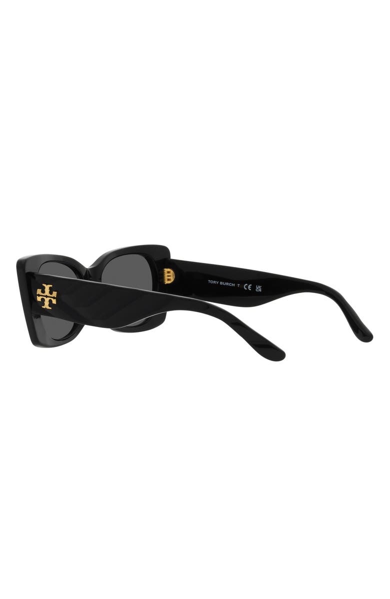 Tory Burch 52mm Irregular Sunglasses, Alternate, color, 