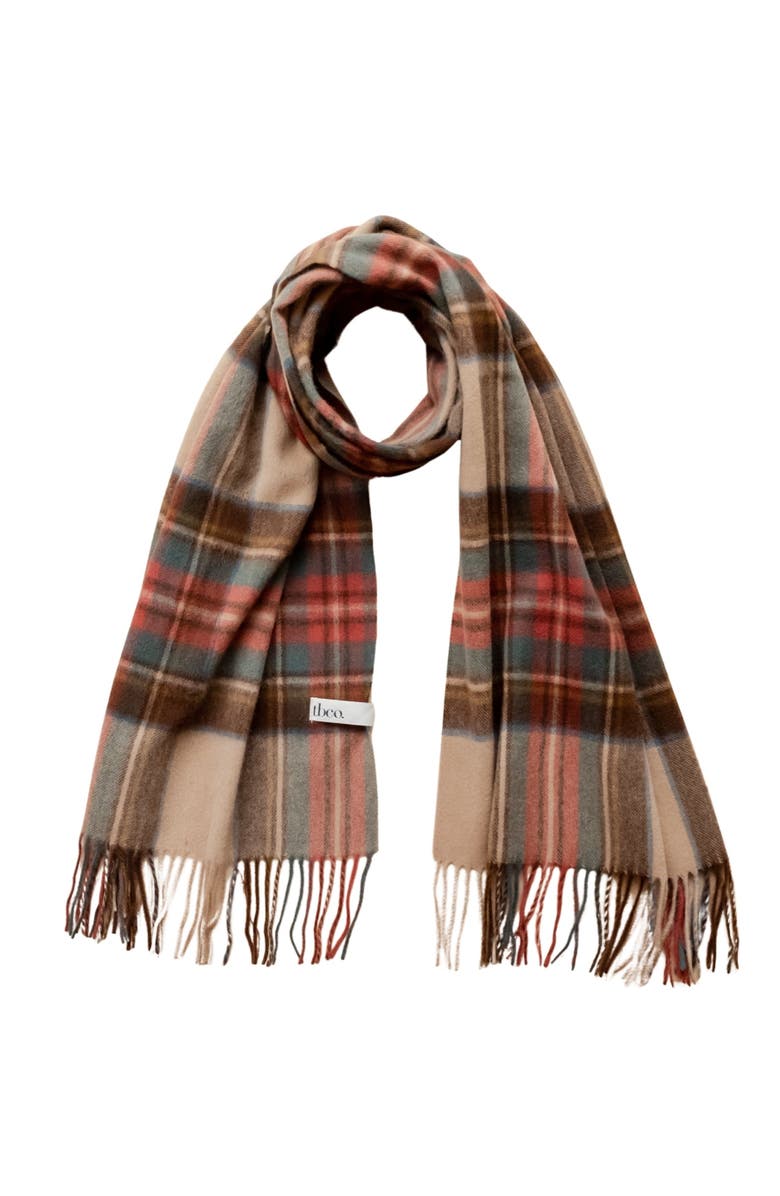 TBCo Lambswool Tartan Scarf, Main, color, Stewart Dress Antique