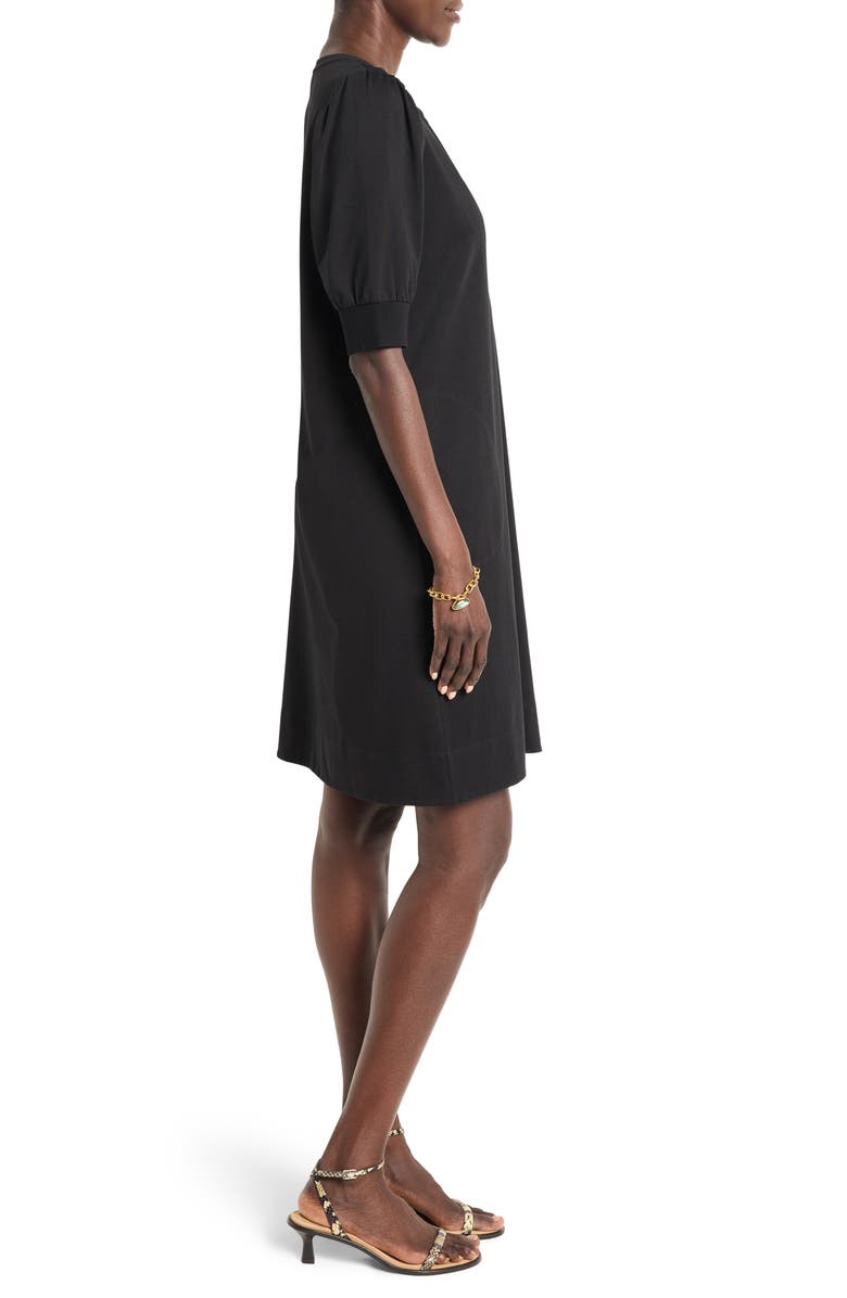 NZT by NIC+ZOE Henley Puff Sleeve Shift Dress, Alternate, color, 