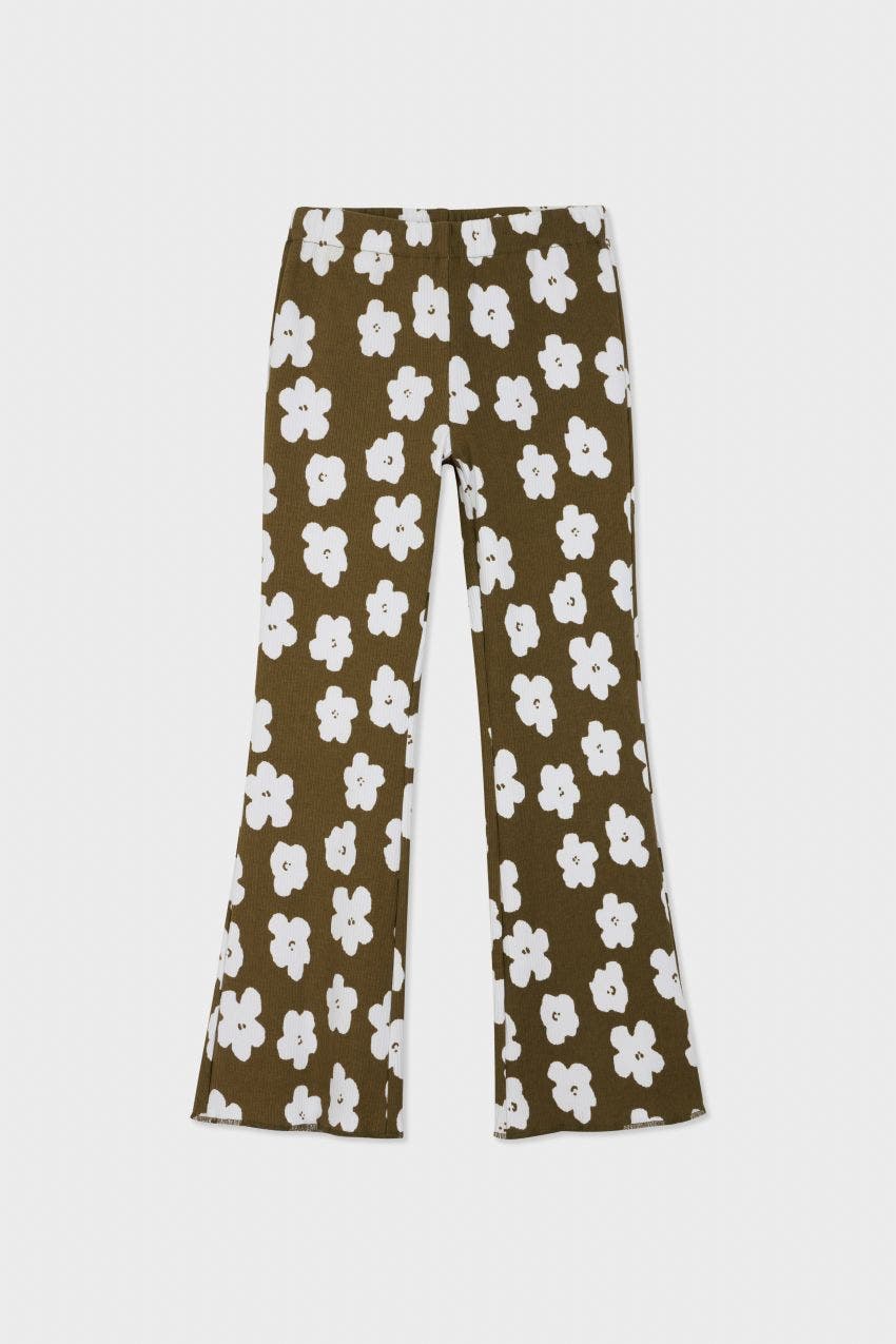 selected Olive with flower print