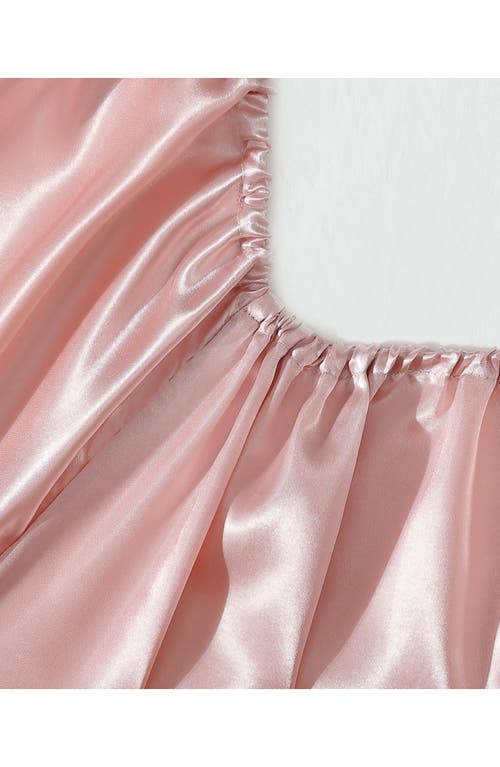 Jessica Simpson Silky Satin Sheet Set In Pink