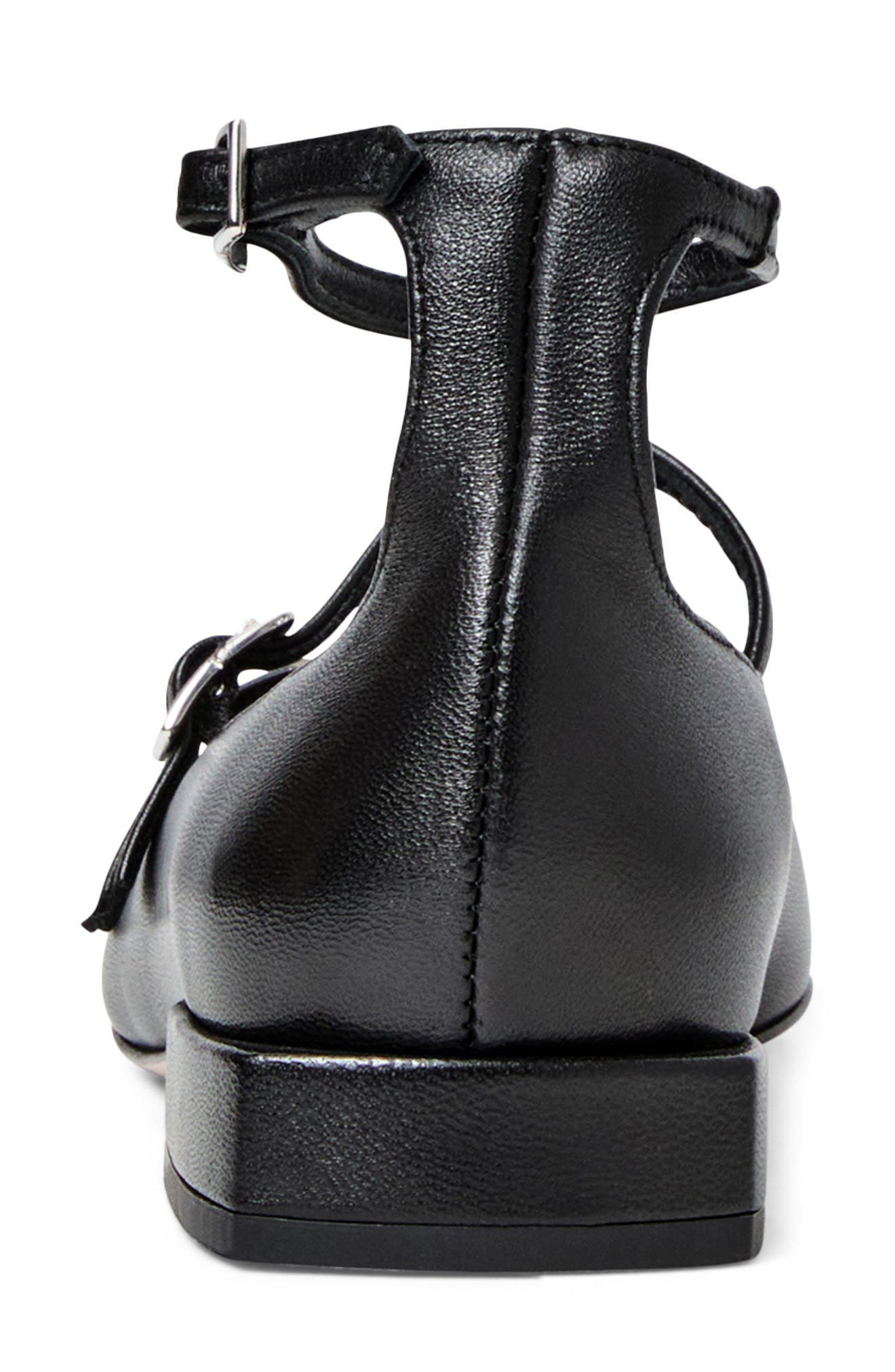 Bruno Magli Petra Ankle Strap Mary Jane Flat, Alternate, color, Black