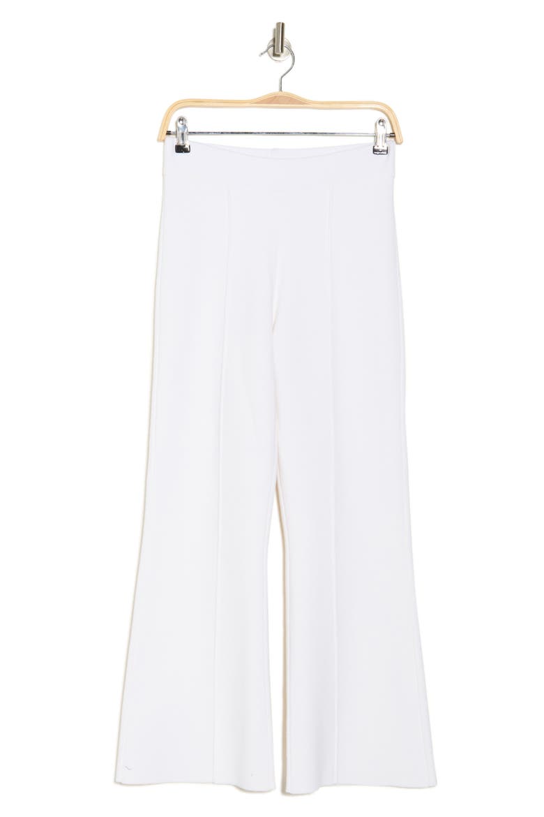 Fit & Flare Knit Pants, Alternate, color, WHITE