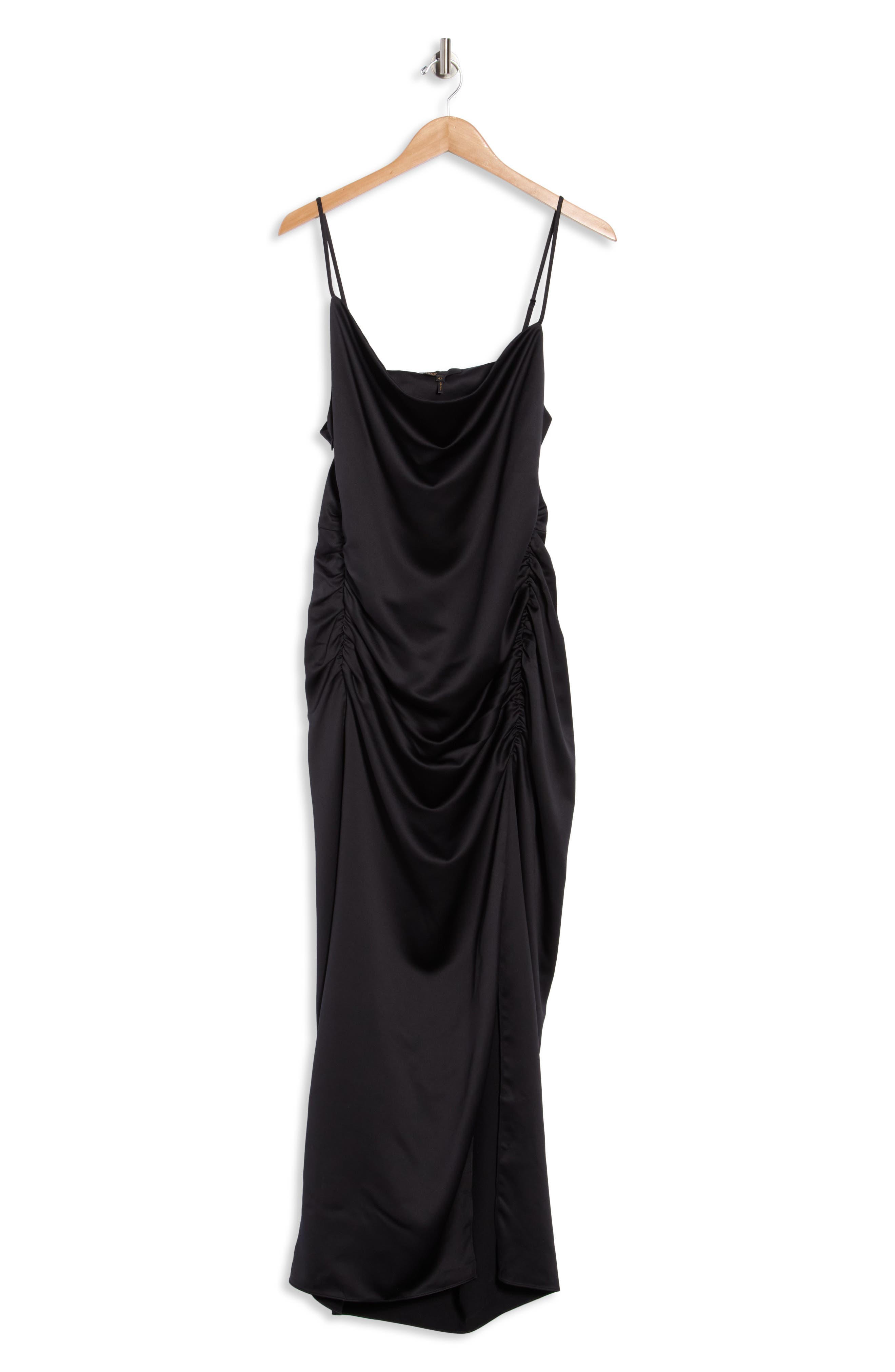 maje Rinoir Ruched Maxi Dress
