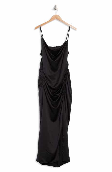 maje Rinoir Ruched Maxi Dress