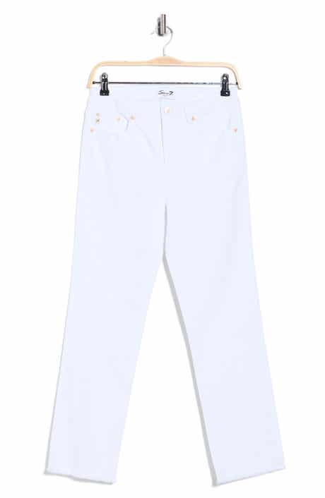 Seven7 High Waist Ankle Straight Leg Jeans