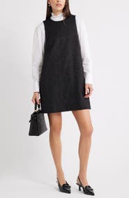 Caslon® Sleeveless Jacquard Shift Dress