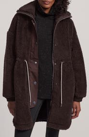 Varley Jamie Faux Shearling Coat