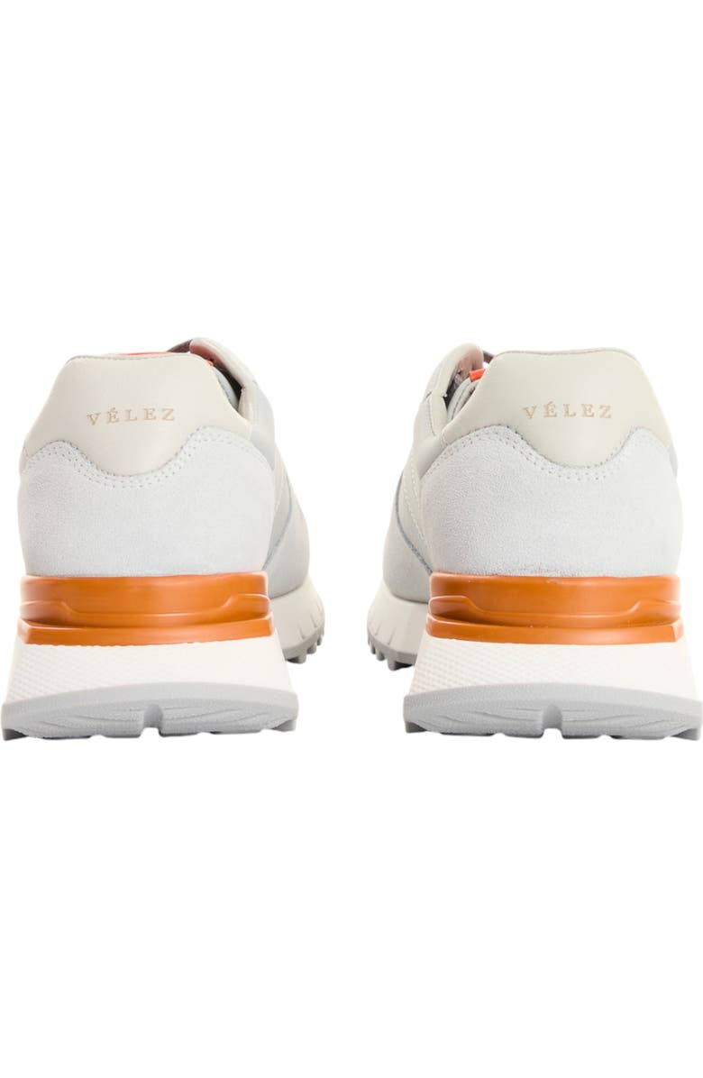 Velez Suede and Canvas Tennis Shoes Sporty Silhouette, Alternate, color, Grey