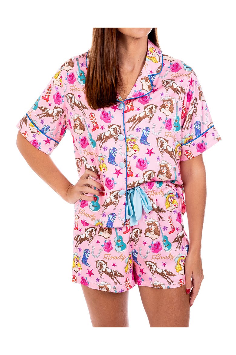 Silky Cowgirl Candy Short Sleeve Short, Main, color, Cowgirl Candy