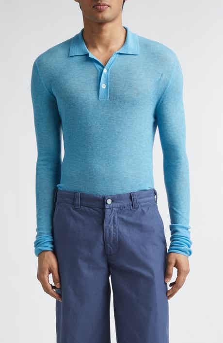 Gender Inclusive Overdyed Heathered Wool Rib Polo