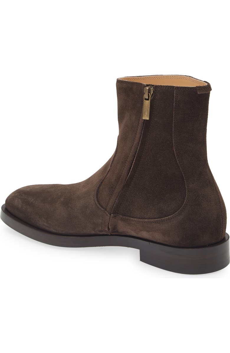 Brunello Cucinelli Suede Zip Boot, Alternate, color,