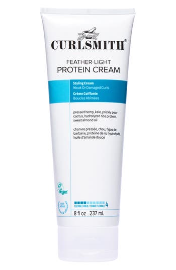 Curlsmith Featherlight Protein Cream In Transparent