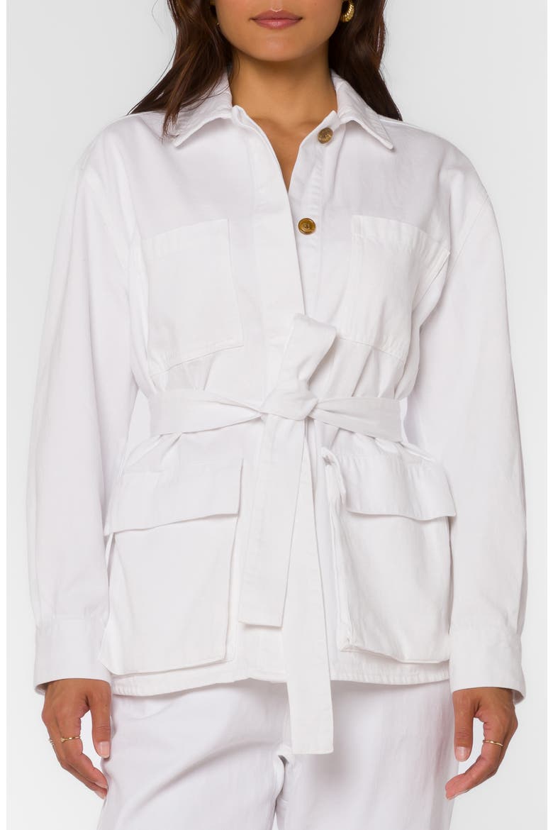 Vixen Denim Jacket, Main, color, OPTIC WHITE