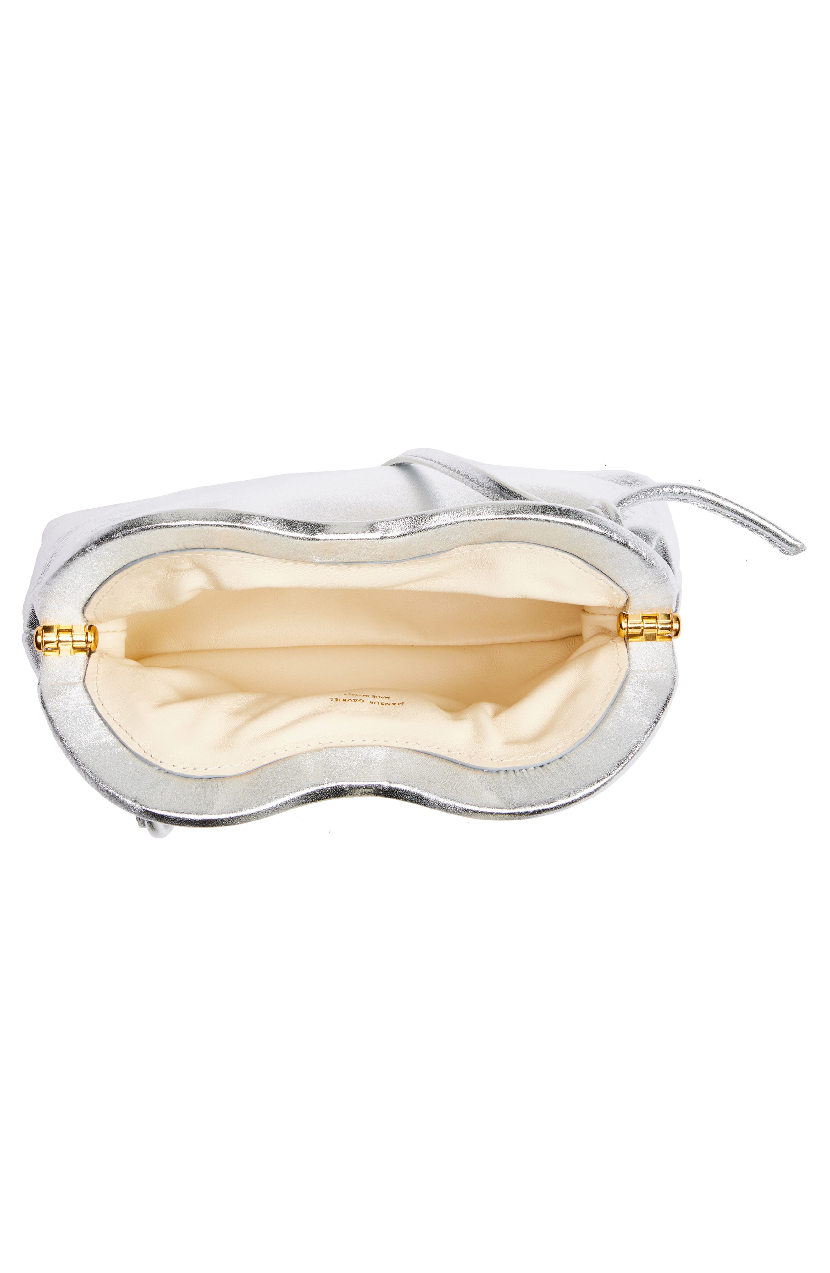 Mansur Gavriel Baci Leather Frame Shoulder Bag, Alternate, color, 