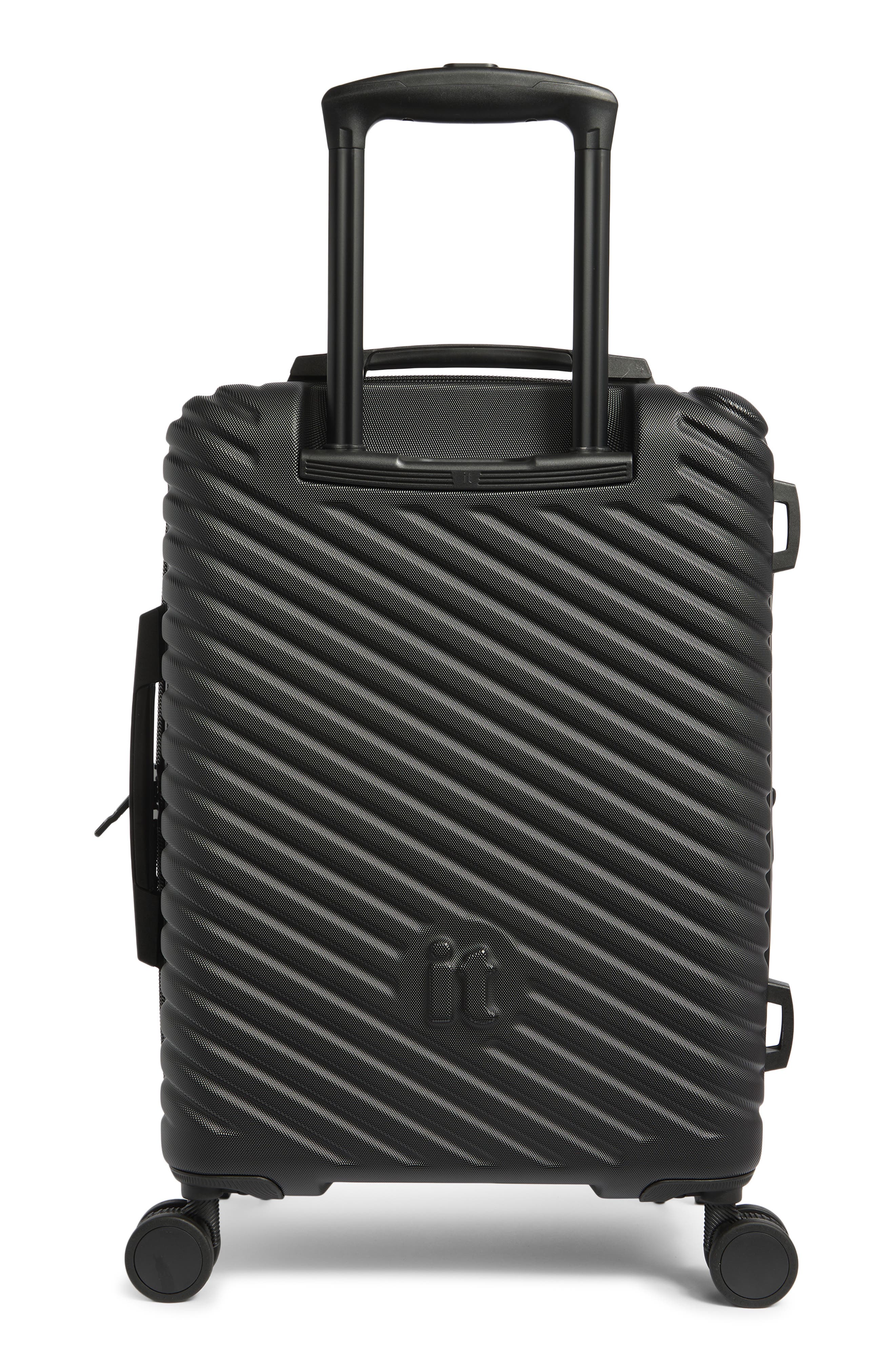 IT LUGGAGE Pleating 21-Inch Hardside Carry-On Luggage, Alternate, color, Black