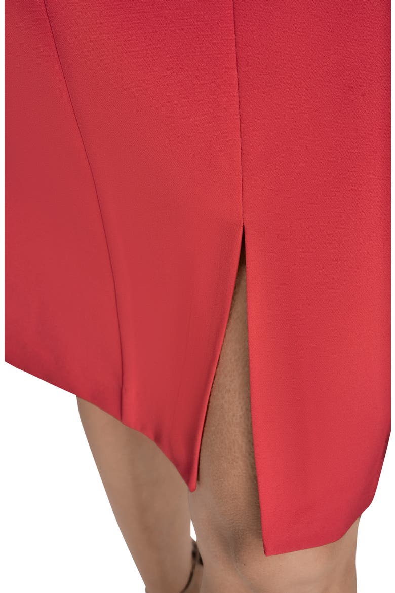 Sleeveless Sheath Dress, Alternate, color, MAGENTA