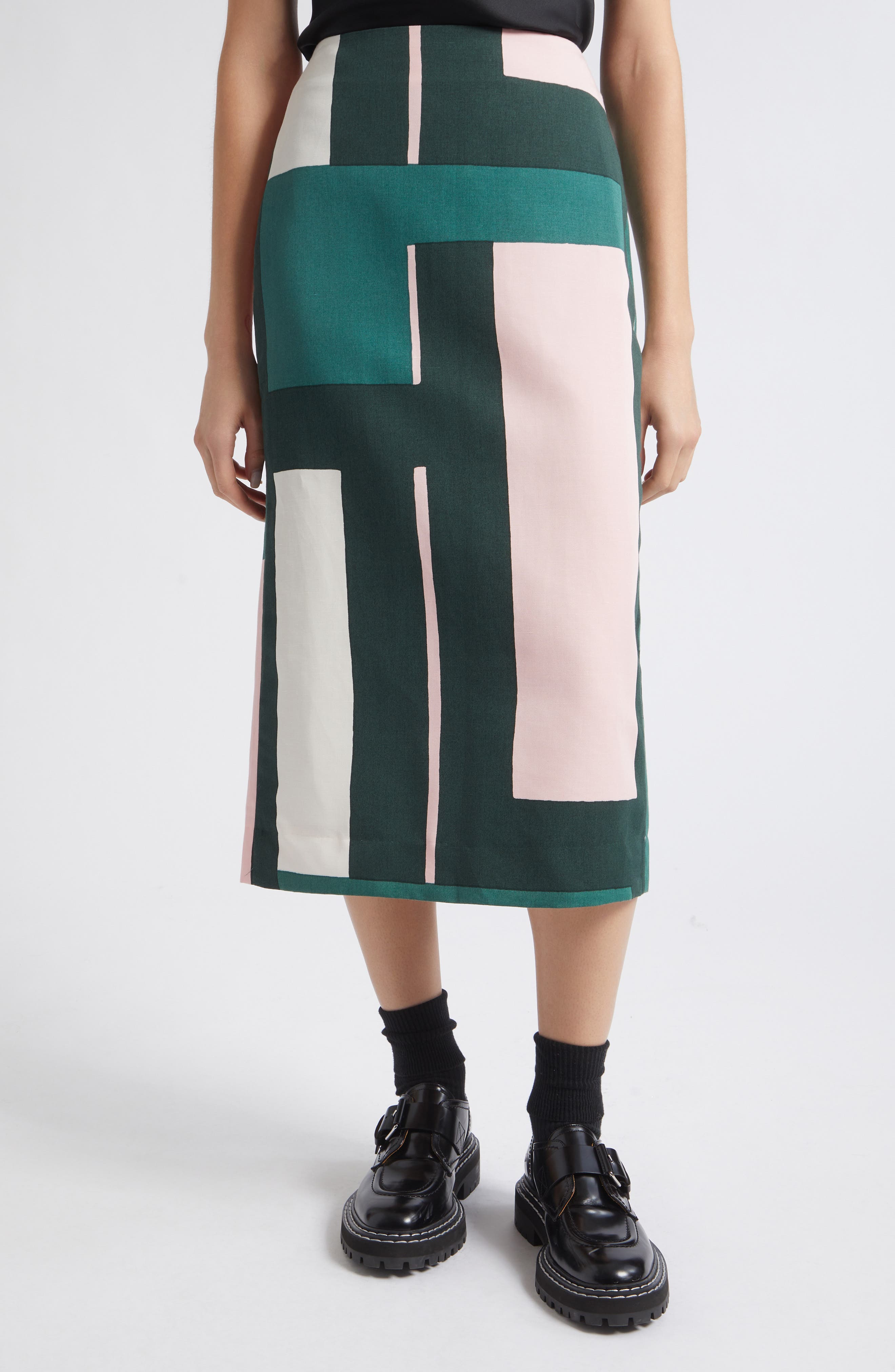 selected DK. GREEN LT. PINK OFF WHITE