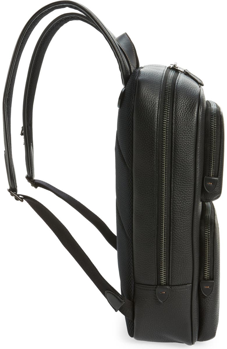 COACH Gotham Leather Backpack, Alternate, color,