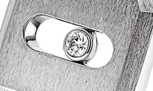 Messika Move Joaillerie Diamond Signet Ring In Titanium