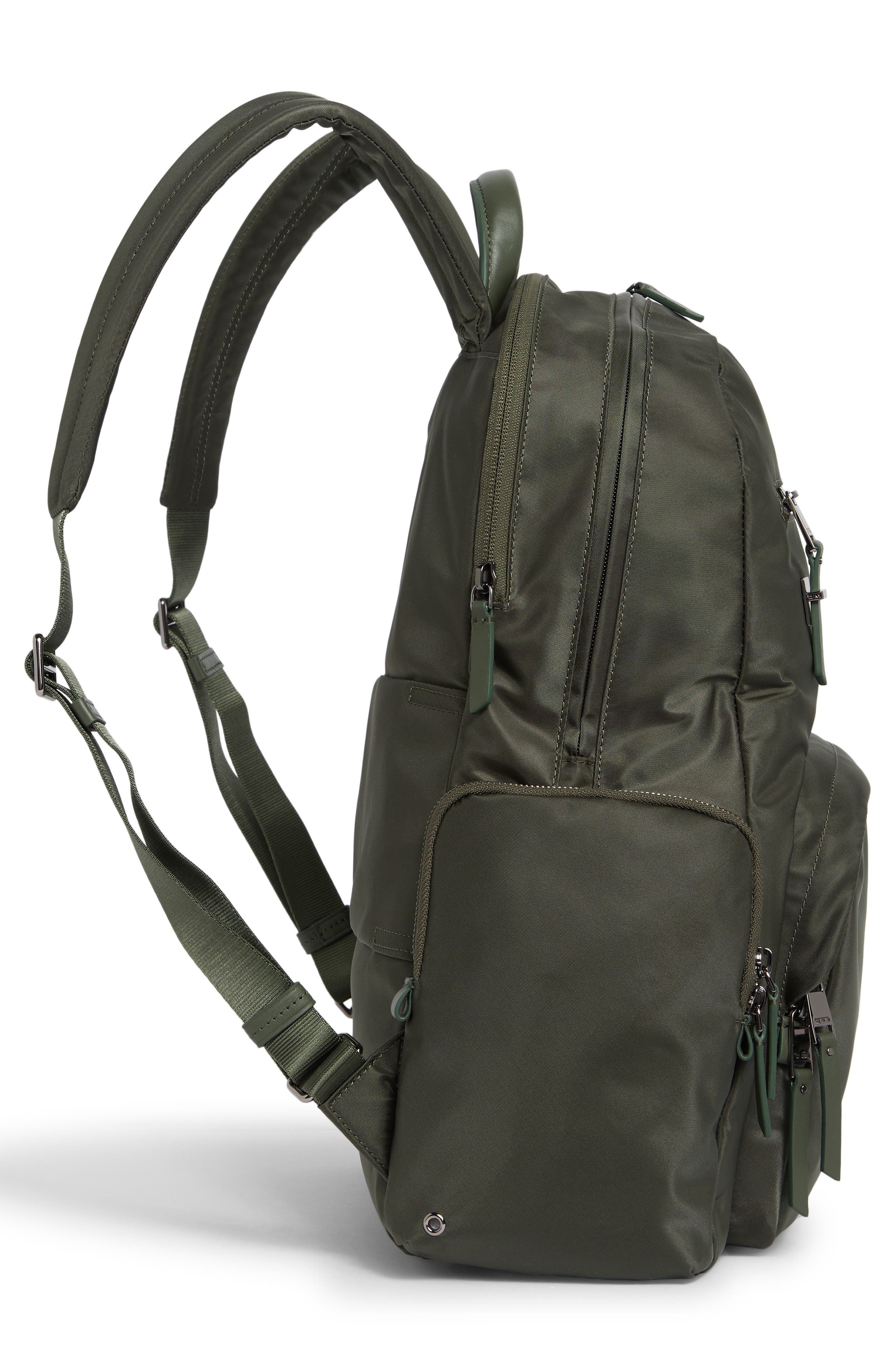 Vista Caren Nylon Backpack, Alternate, color, IVY GREEN
