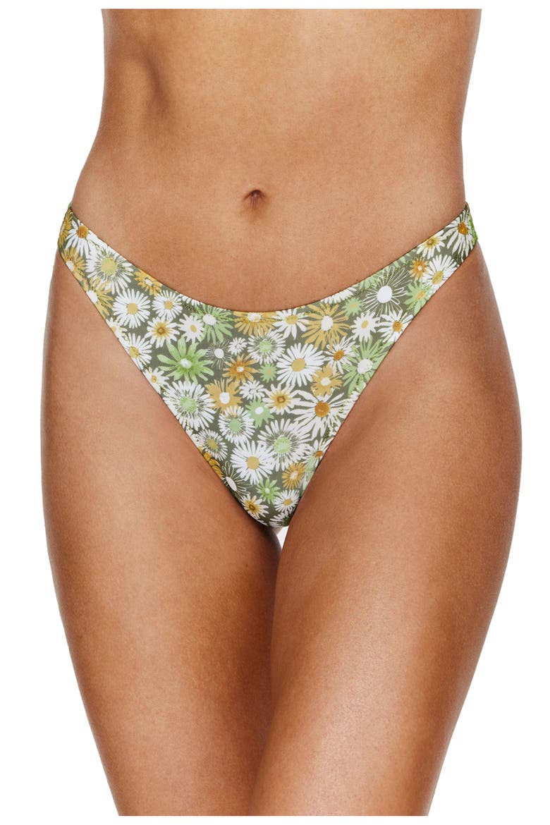 Gardenia Bikini Bottom, Main, color, Green