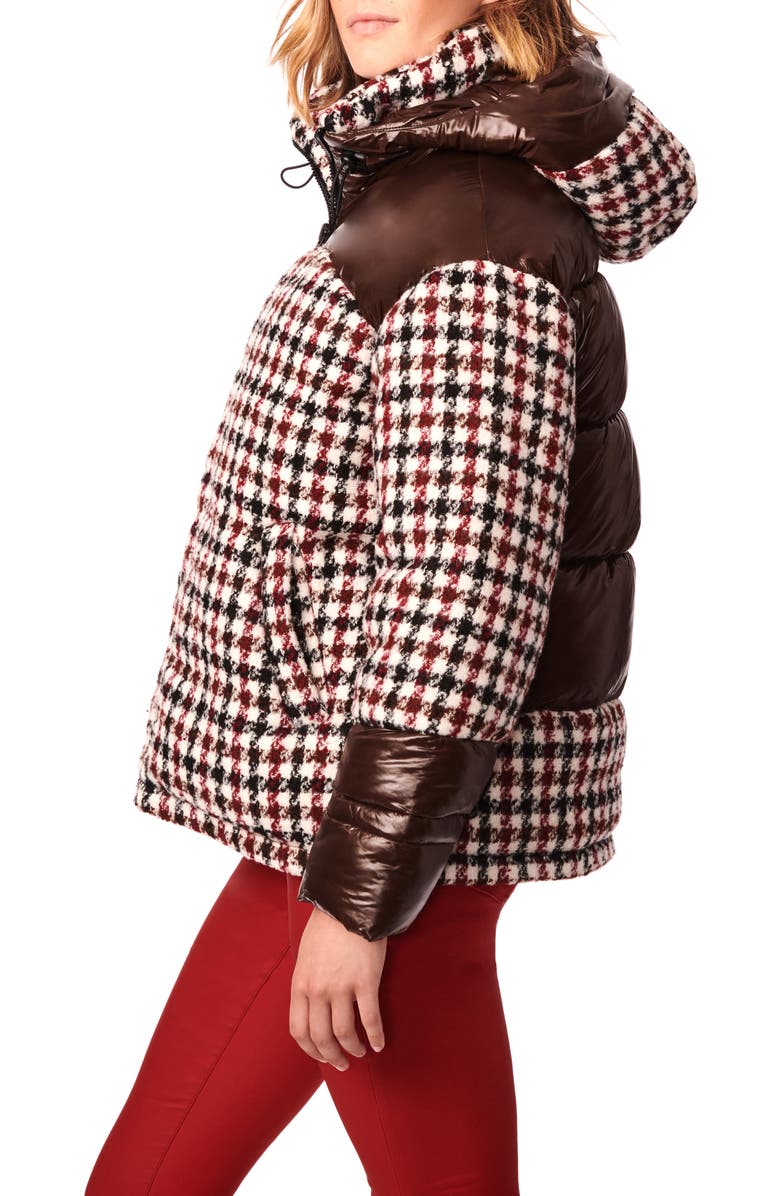 Bernardo Mixed Media Heavy Puffer Coat, Alternate, color, 
