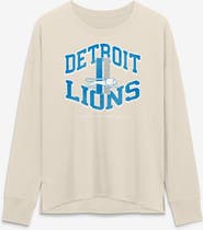FANATICS Women's Fanatics Cream Detroit Lions Heritage Legacy Long Sleeve T-Shirt